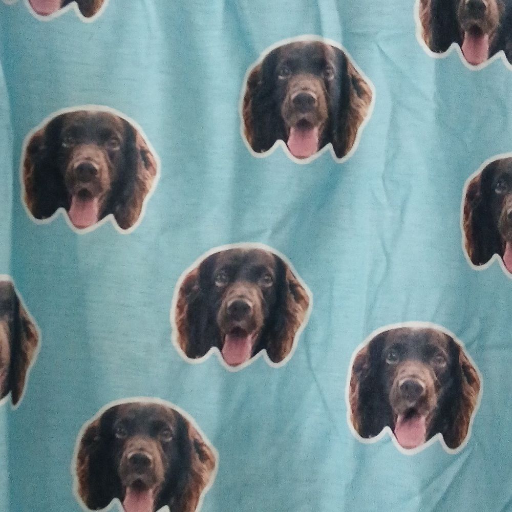 Dog Face Dog print pajama set loungewear Sz S NWOT - Picture 2 of 5